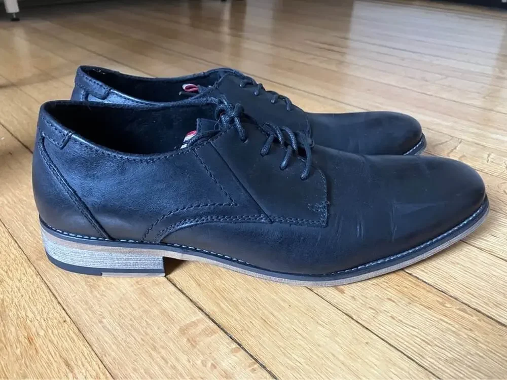 Leather Mens 9 US Jonsen Milan Oxfords Dress Shoes